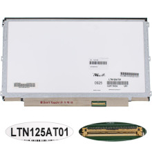 Матриця 12.5" LTN125AT01 (1366 * 768, 40pin, LED, SLIM (горизонтальні вушка), матова, роз'єм справа внизу) для ноутбука NBB-132182