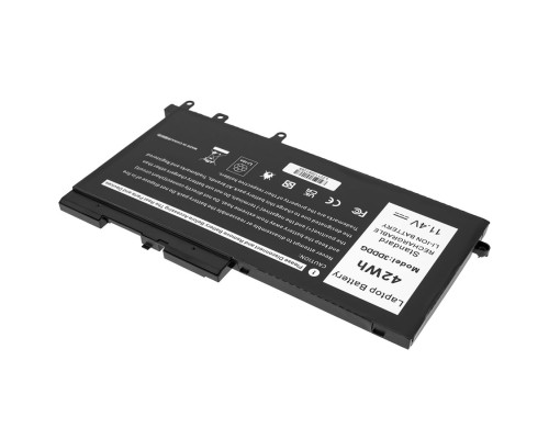 Батарея для ноутбука DELL 3DDDG/11.4V (Latitude: 5480, 5580) 11.4V 42Wh Black