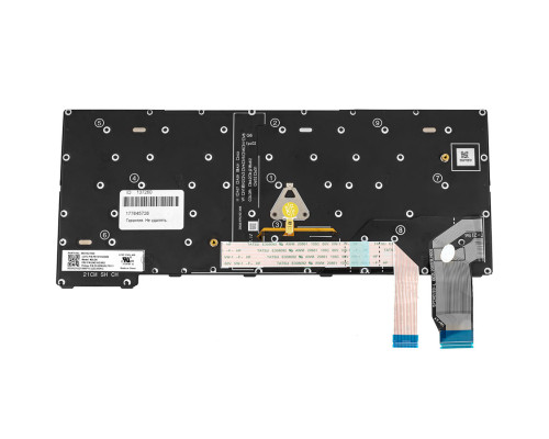 Клавиатура для ноутбука LENOVO (ThinkPad: X13 Gen 2) rus, black, подсветка клавиш NBB-137260