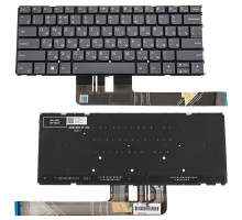 Клавіатура для ноутбука LENOVO (Yoga Pro 7 14ARP8) rus, black, без кадру, підсвічування клавіш NBB-137339