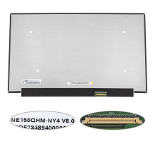 Матриця 15.6 NE156QHM-NY4 (2560*1440, 40pin(eDP, IPS, 165Hz, 300cd/m2, 16.7M, 100%), LED, SLIM(без планок та вушок), матова, роз'єм праворуч знизу) для ноутбука NBB-139245