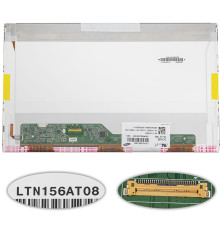 Матриця 15.6 LTN156AT08 (1366*768, 30pin(eDP) LED, NORMAL, матова, роз'єм ліворуч знизу) для ноутбука NBB-139425