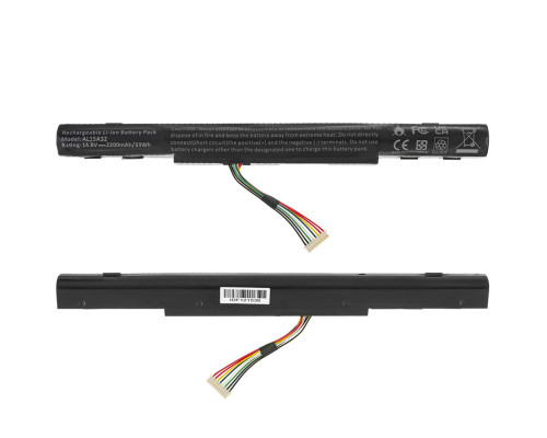 Батарея для ноутбука ACER AL15A32 (F5-572G, V3-575G, E5-574G) 14.8V 1800mAh 27Wh Black NBB-140451