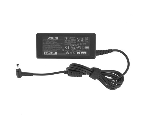 Блок живлення для ноутбука ASUS 19V, 3.42A, 65W, 4.5*3.0-PIN, 3 hole, L-подібний роз'єм, black (без кабелю) NBB-67743