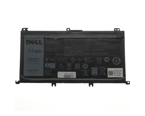 Оригінальна батарея для ноутбука DELL 357F9 (Inspiron 15 7559, 15 7566, 15 7567) 11.1V 74Wh Black NBB-75497