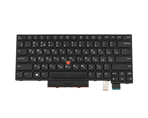 Клавіатура для ноутбука LENOVO (ThinkPad: T480) rus, black NBB-76062