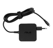 Оригінальний блок живлення для ноутбука ASUS USB-C 45W, Type-C, 20V, 2.25A, квадратний, адаптер+перехідник, Black (0A001-00693000)
