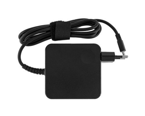 Оригінальний блок живлення для ноутбука LENOVO USB-C 65W (20V/3.25A, 15V/3A, 12V/3A, 9V/3A, 5V2A), USB3.1/Type-C/USB-C, квадратний, Black NBB-78153