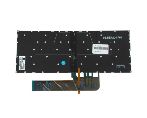 Клавіатура для ноутбука LENOVO (Yoga 530-14ARR, 530-14IK ) rus, black, без фрейма, підсвічування клавіш(оригінал) NBB-78235