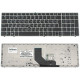 Клавіатура для ноутбука HP (ProBook: 6570b) rus, black, silver frame NBB-81813