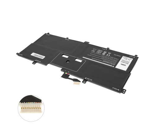 Батарея для ноутбука DELL NNF1C (HMPFH, XPS 13 9365, P71G) 7.6V 4000mAh Black NBB-81826