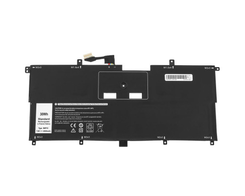 Батарея для ноутбука DELL NNF1C (HMPFH, XPS 13 9365, P71G) 7.6V 4000mAh Black NBB-81826