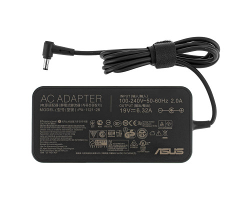 Оригінальний блок живлення для ноутбука ASUS 19V, 6.3A, 120W, 5.5*2.5мм, black, OVALE NBB-83650