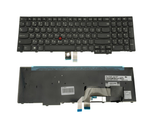 Клавіатура для ноутбука LENOVO (ThinkPad Edge: E531, E540) rus, black (оригінал) NBB-96434