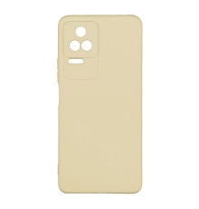 Чохол Full Case TPU+Silicone Touch No Logo для Xiaomi POCO F4 4G/5G Колір 11, Ivory 2020000326557