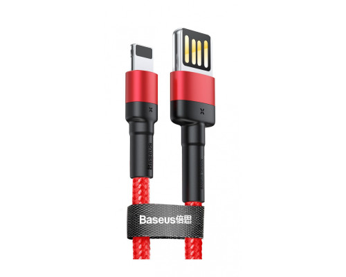 Кабель Baseus Cafule Lightning Special Edition 2.4A (1m) red