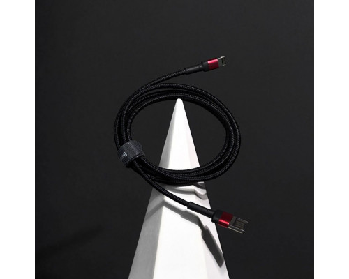 Кабель Baseus Cafule Lightning Special Edition 2.4A (1m) red