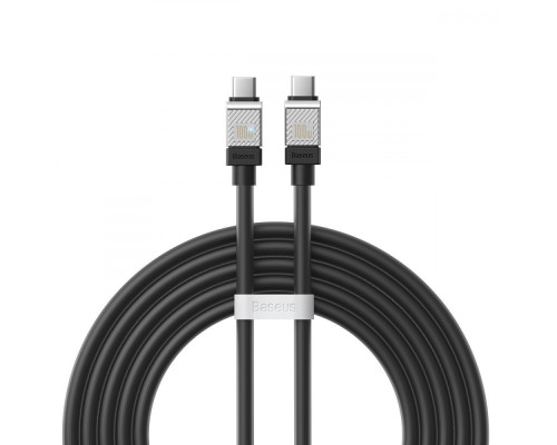 Кабель Baseus CoolPlay Series Fast Charging Type-C to Type-C 100W (2m) black 2001001257378 6932172626686