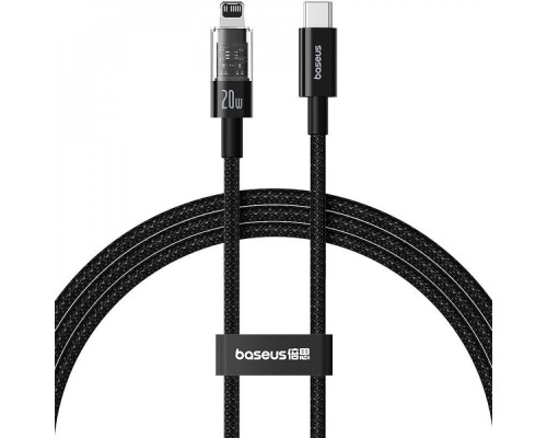 Кабель Baseus Gem Fast-Charging Type-C to Lightning 20W 1m black 2003000163841 6932172658939