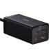 МЗП Baseus GaN5 Pro 67W USB+2Type-C+HDMI (1.5m) + Кабель Type-C to Type-C 100W(20V/5A (1m) black