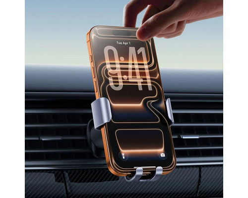 Автомобільний тримач Baseus Metal Age Go Air Outlet Car Mount black 2003000341706 6932172678753