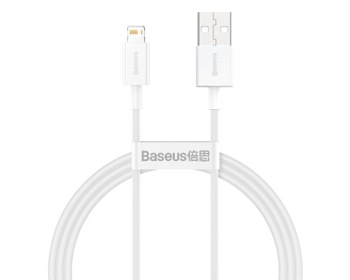 Кабель Baseus Superior Series Fast Charging Lightning 2.4A (1m) white