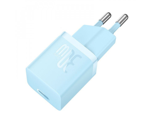 МЗП Baseus Cube Fast Charger 30W (Type-C + USB) blue