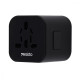 Travel Adapter Yesido MC-09 (UK/EU/US/AUS) black