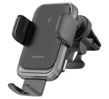 Автомобільний тримач з Бездротовим ЗП Proove Nitro Charge 15W dark gray 2001001847142 6901114737698
