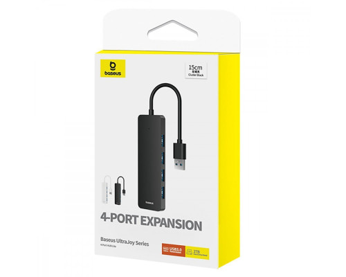 USB-Хаб Baseus UltraJoy Series Lite 15cm (4xUSB3.0) gray 2003000175493 6932172636470