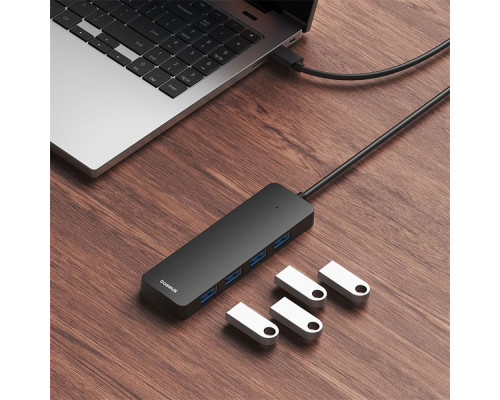 USB-Хаб Baseus UltraJoy Series Lite 15cm (4xUSB3.0) gray 2003000175493 6932172636470