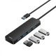 USB-Хаб Baseus UltraJoy Series Lite 15cm (4xUSB3.0) gray 2003000175493 6932172636470