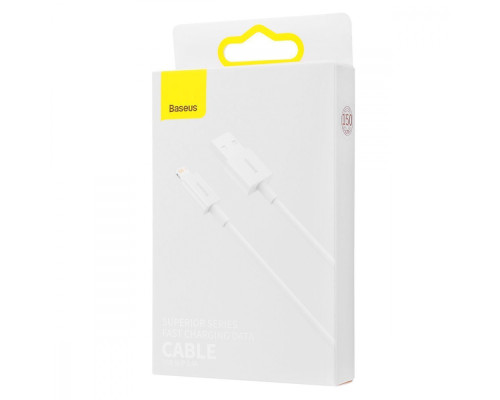 Кабель Baseus Superior Series Fast Charging Lightning 2.4A (1,5m) white