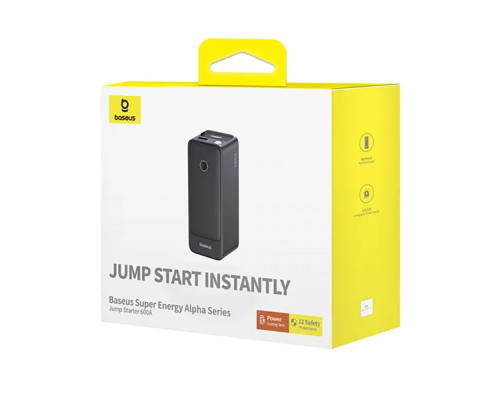 Пусковий Пристрій Baseus Super Energy Alpha Series Jump Starter 600A black