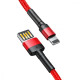 Кабель Baseus Cafule Lightning Special Edition 2.4A (1m) red