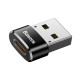 Перехідник Baseus Type-C to USB black