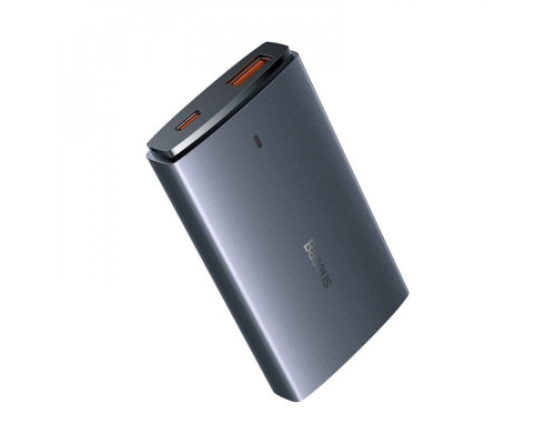 МЗП Baseus GaN5 Pro Ultra-Slim 65W (Type-C + USB) + Кабель Type-C to Type-C 100W (1м) gray 2001001041793 6932172618353