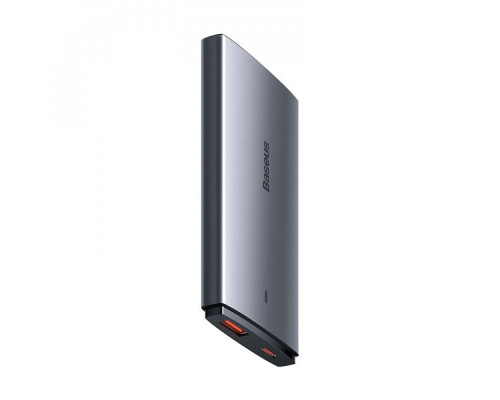МЗП Baseus GaN5 Pro Ultra-Slim 65W (Type-C + USB) + Кабель Type-C to Type-C 100W (1м) gray 2001001041793 6932172618353