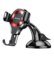 Автомобільний тримач Baseus Osculum Type Gravity Car Mount black/red