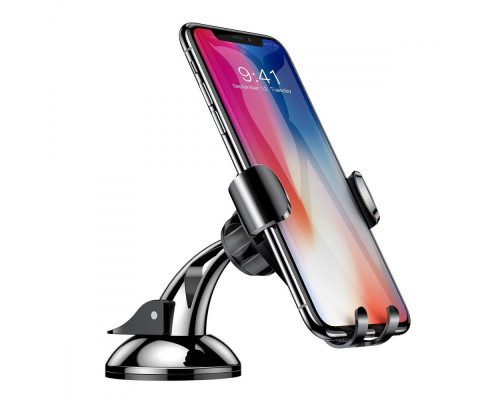 Автомобільний тримач Baseus Osculum Type Gravity Car Mount black/red