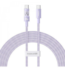 Кабель Baseus Gem Fast-Charging Type-C to Type-C 100W 2m purple