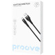 Кабель Proove Light Silicone Plus USB to Type-C 3A (1m) black 2003000238716 6901111879674