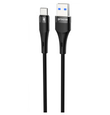 Кабель Proove Light Silicone Plus USB to Type-C 3A (1m) black 2003000238716 6901111879674