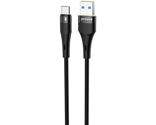Кабель Proove Light Silicone Plus USB to Type-C 3A (1m) black 2003000238716 6901111879674