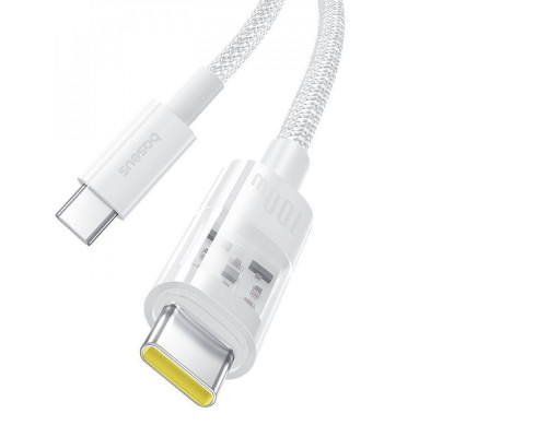 Кабель Baseus Gem Fast-Charging Type-C to Type-C 100W 2m purple