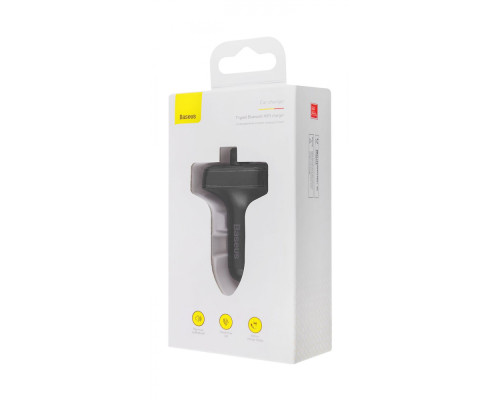 АЗП Baseus FM Launcher S-09 Lite 35W (PD+QC3.0) Type-C+2USB coffee