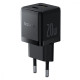 МЗП Baseus Palm Fast Charger Type-C+USB 20W (With Cable Type-C to Type-C 60W 1m) black 2003000211047 6932172677381