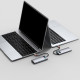 USB-Хаб Baseus Metal Gleam Series 5-in-1 Type-C gray