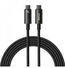Кабель Baseus Tungsten Gold Fast Charging Type-C to Type-C 240W (3m) black 2001001041724 6932172628840