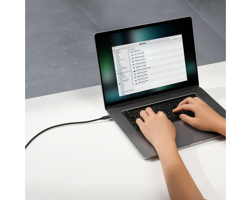 Кабель Baseus Tungsten Gold Fast Charging Type-C to Type-C 240W (3m) black 2001001041724 6932172628840